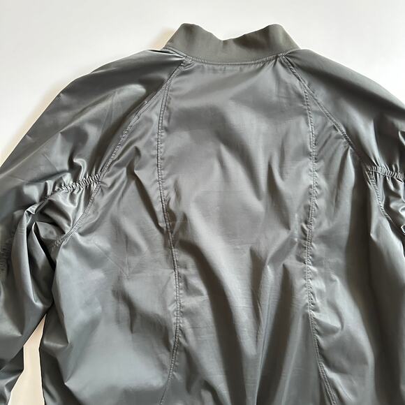Lululemon EUC Above the Clouds Full Zip Stretch Glyde Bomber Evergreen Jacket 6 - Picture 3 of 10